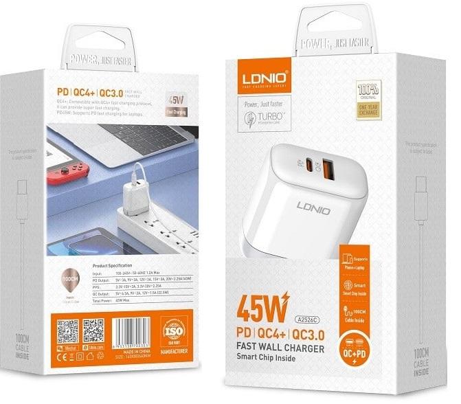 LDNIO A2502C PD FAST CHARGER