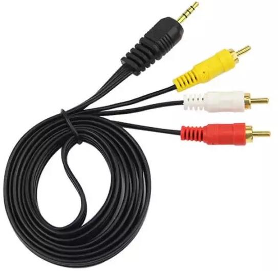 MALE STEREO TO MALE 3 X  RCA 1.5M