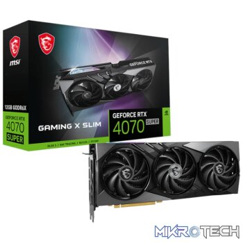 MSI Nvidia GeForce RTX 4070 Super Gaming X Slim 12GB Graphics Card