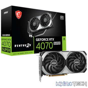 MSI Nvidia GeForce RTX 4070 Super Ventus 2x OC 12GB Graphics Card