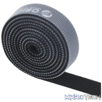 ORICO 1m Hook and Loop Cable Management Tie - Black