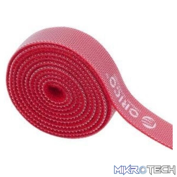 ORICO 1m Hook and Loop Cable Management Tie - Red ORICO 1m Hook and Loop Cable Management Tie - Red