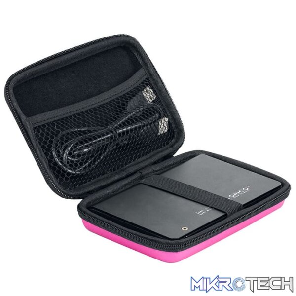 ORICO 2.5" Hardshell Portable HDD Protector Case - Pink - Image 3