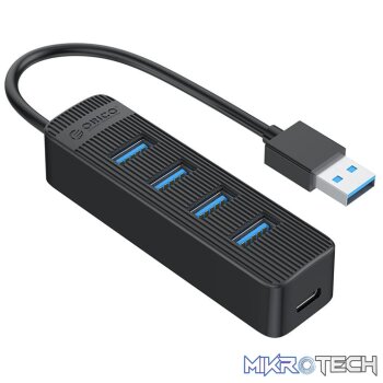 ORICO 4 Port USB Hub | 4x USB3 | Black
