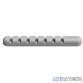 ORICO 7 Slot Desktop Cable Management Clip - Grey