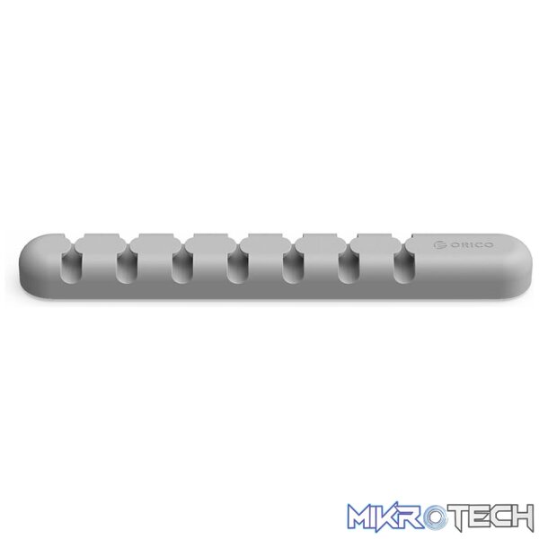 ORICO 7 Slot Desktop Cable Management Clip - Grey ORICO 7 Slot Desktop Cable Management Clip - Grey