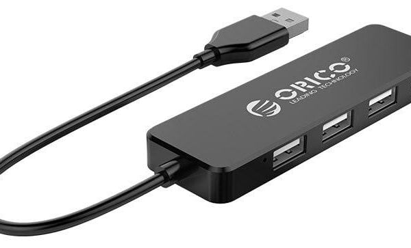 ORICO HUB USB2.0 4XUSB 30CM BK