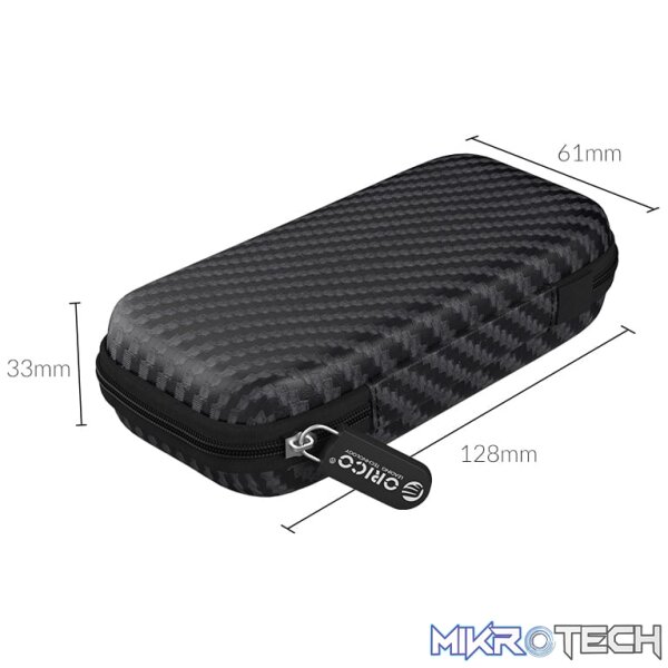 ORICO Hardshell Portable NVMe Protector Case - Black - Image 5
