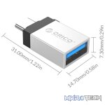 ORICO Type C to USB 3.0 Adaptor - Silver - Image 3