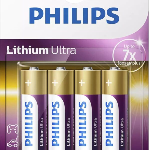 PHILIPS LITHIUM ULTRA AA 4-BLISTER