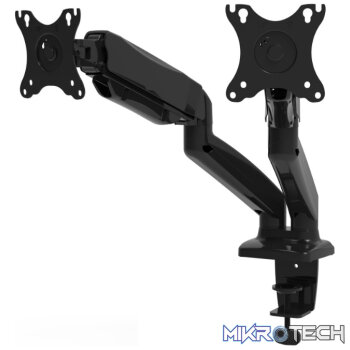 PORT Monitor Arm VESA Dual Screen - Black
