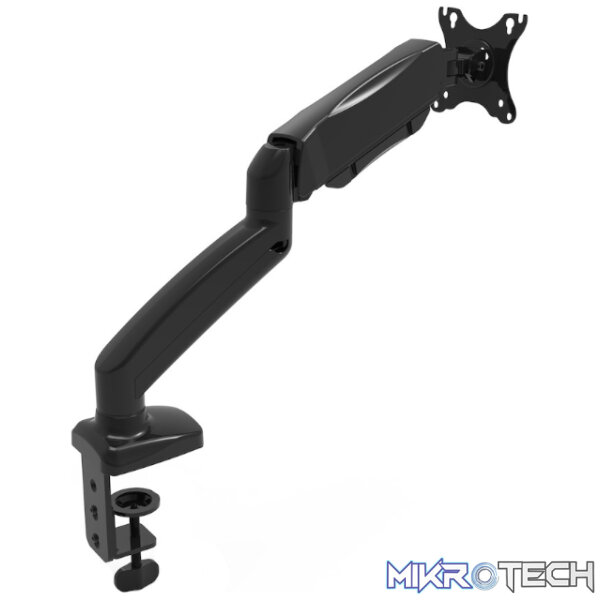 PORT Monitor Arm VESA Single Screen - Black - Image 2