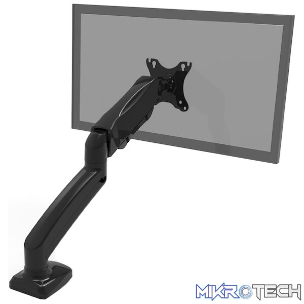 PORT Monitor Arm VESA Single Screen - Black - Image 3