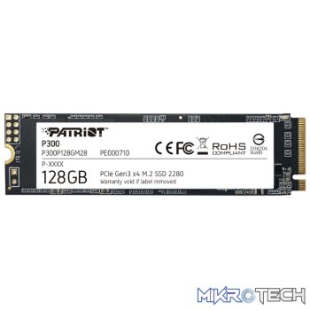 Patriot P300 128GB M.2 PCIe NVMe SSD