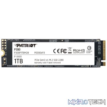 Patriot P300 1TB M.2 PCIe NVMe SSD