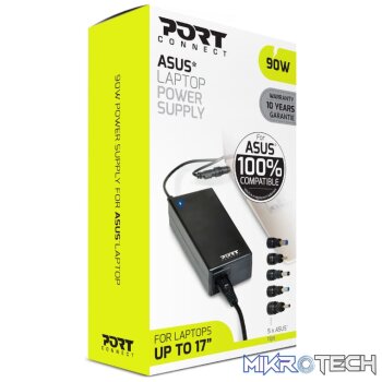 Port Connect 90W Notebooks Adapter Asus