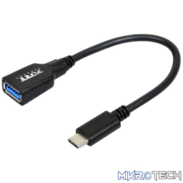 PORT ADAPT TYPEC USB3.0 15CM BK - Image 2
