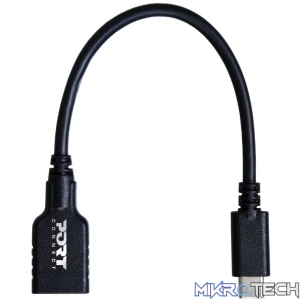 PORT ADAPT TYPEC USB3.0 15CM BK - Image 4