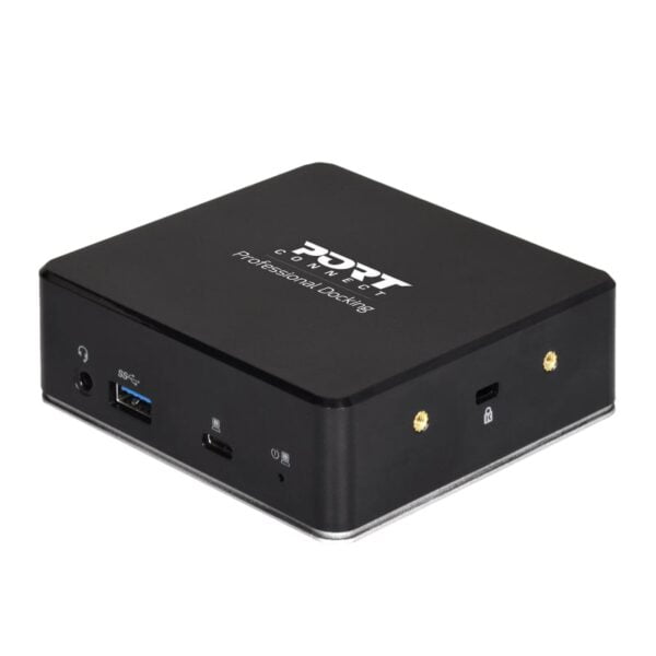 Port USB Type-C to 1 x RJ45|2 x USB3.1 Gen1|2 x HDMI|1 x Type-C|1 x USB3.1 Gen1 | Apple Charging 2.4A|1 x Aux Dock - Black