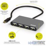 PORT HUB TYPEC 4XUSB2.0 BK - Image 5