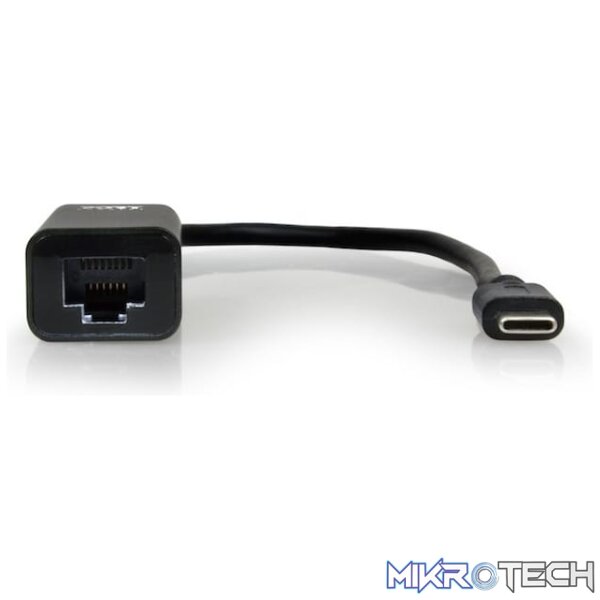 PORT ADAPT TYPEC RJ45 30CM BK - Image 3