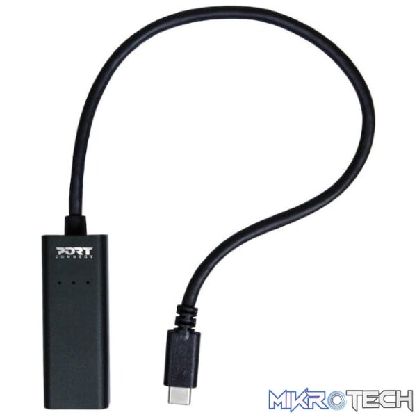 PORT ADAPT TYPEC RJ45 30CM BK - Image 4