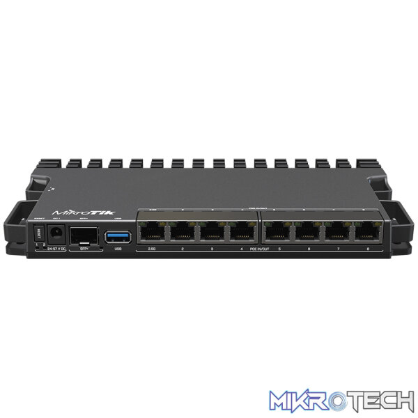 RB-5009UPSIN MikroTik 7 Gigabit 1x 2.5Gbps 1SFP+ 4 Core PoE Router | RB5009UPr+S+IN - Image 1
