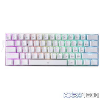 REDRAGON DRAGONBORN Wired Mechanical Keyboard RGB67Key Design - White
