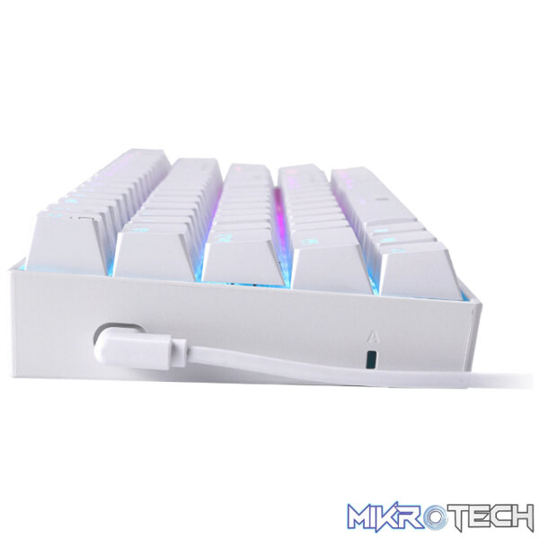 REDRAGON DRAGONBORN Wired Mechanical Keyboard RGB67Key Design - White - Image 5