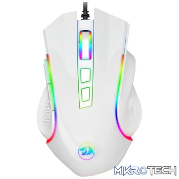 REDRAGON GRIFFIN 7200DPI Gaming Mouse - White