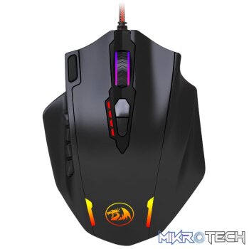 REDRAGON IMPACT 12400DPI MMO Gaming Mouse - Black