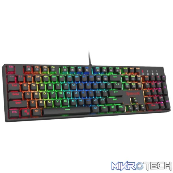 REDRAGON SURARA MECHANICAL RGB Gaming Keyboard - Black - Image 2