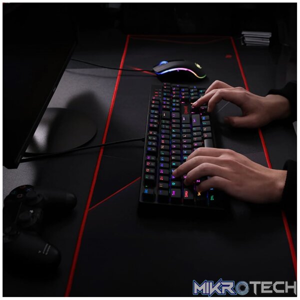 REDRAGON SURARA MECHANICAL RGB Gaming Keyboard - Black - Image 4