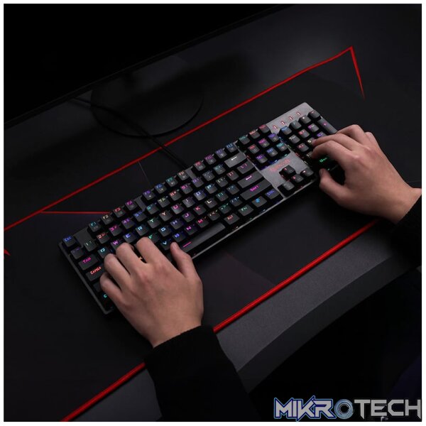 REDRAGON SURARA MECHANICAL RGB Gaming Keyboard - Black - Image 5
