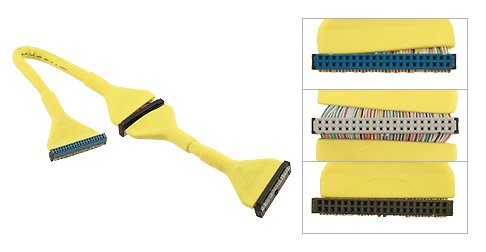 ROUND IDE CABLE YELLOW