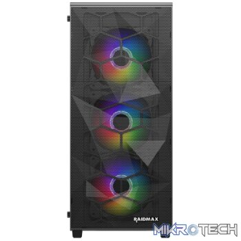 Raidmax V151TBS ATX | Micro-ATX | Mini-ITX RGB Mid-Tower Gaming Chassis - Black