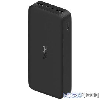 Redmi 20000mAh Redmi 18W Fast Charge Power Bank Black