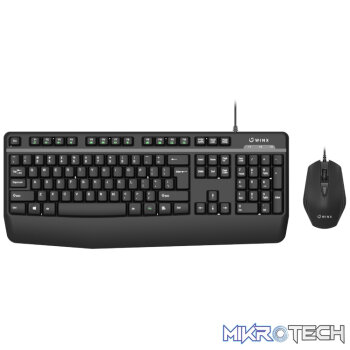 WINX DO Essential Wired Keyboard and Mouse Combo