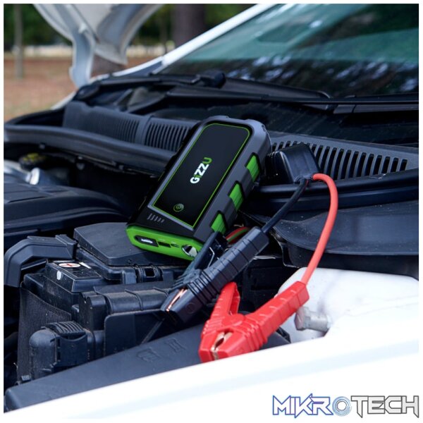 GIZZU 2000A Jump Starter 16400mAh - Black - Image 4
