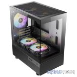 Antec CX200M Elite Micro-ATX | ITX ARGB Mini-Tower Gaming Chassis - Black - Image 2