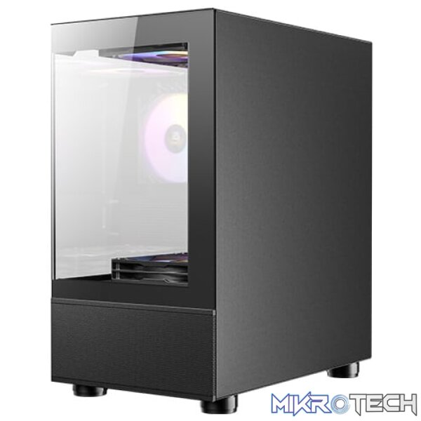 Antec CX200M Elite Micro-ATX | ITX ARGB Mini-Tower Gaming Chassis - Black - Image 4