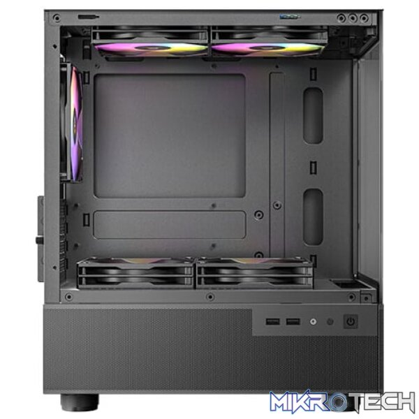 Antec CX200M Elite Micro-ATX | ITX ARGB Mini-Tower Gaming Chassis - Black - Image 6