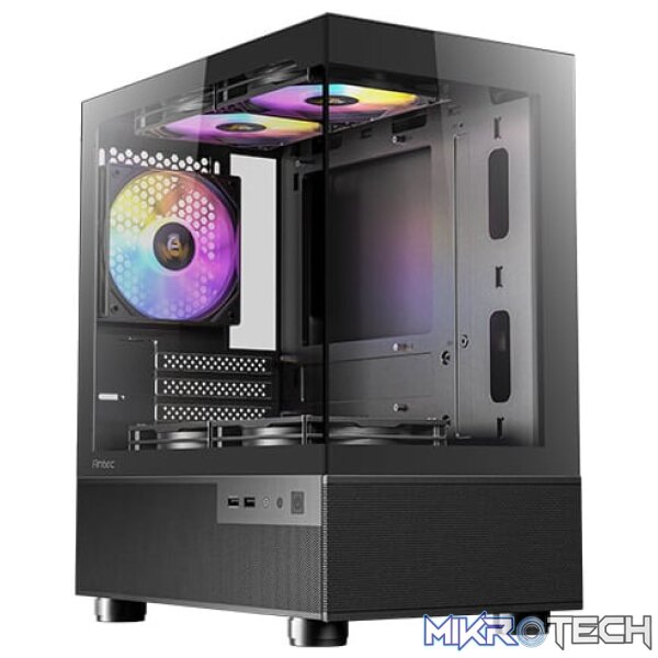 Antec CX200M Elite Micro-ATX | ITX RGB Mini-Tower Gaming Chassis - Black Antec CX200M Elite Micro-ATX | ITX RGB Mini-Tower Gaming Chassis - Black