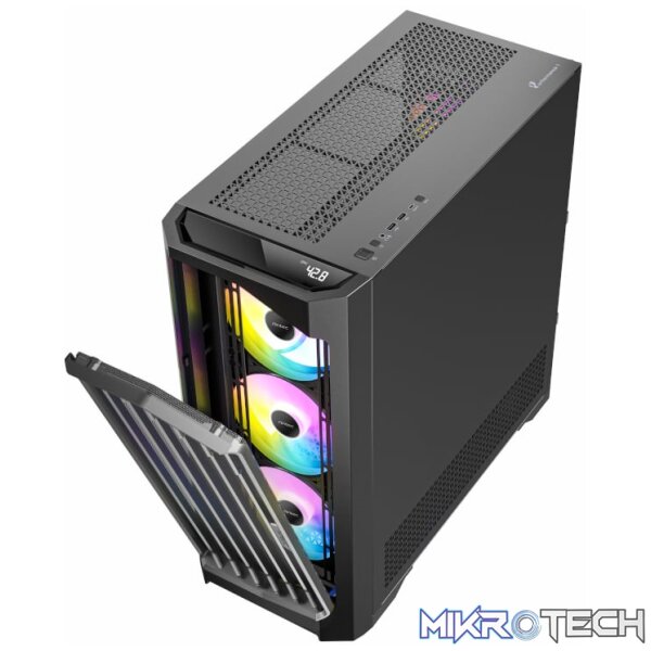 Antec Performance FT1 E-ATX |ATX |M-ATX | ITX ARGB Full-Tower Gaming Chassis - Black - Image 17