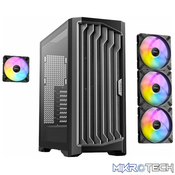 Antec Performance FT1 E-ATX |ATX |M-ATX | ITX ARGB Full-Tower Gaming Chassis - Black - Image 19