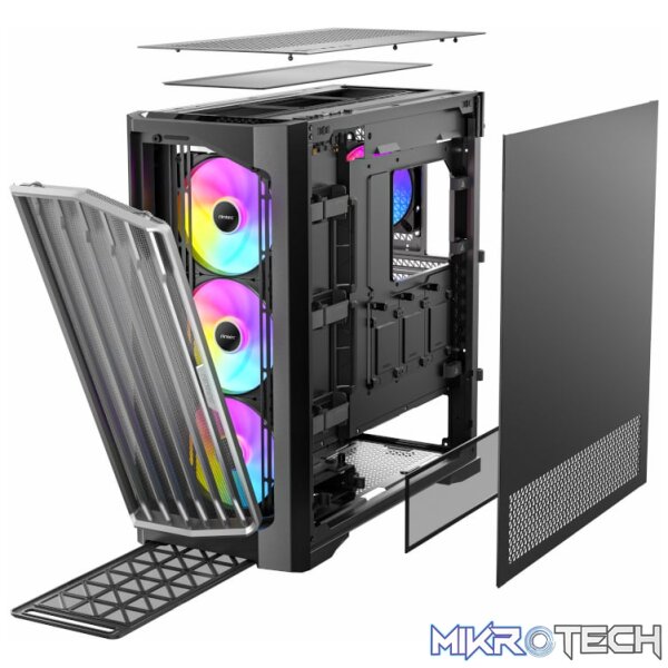 Antec Performance FT1 E-ATX |ATX |M-ATX | ITX ARGB Full-Tower Gaming Chassis - Black - Image 20