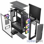 Antec Performance FT1 E-ATX |ATX |M-ATX | ITX ARGB Full-Tower Gaming Chassis - Black - Image 21
