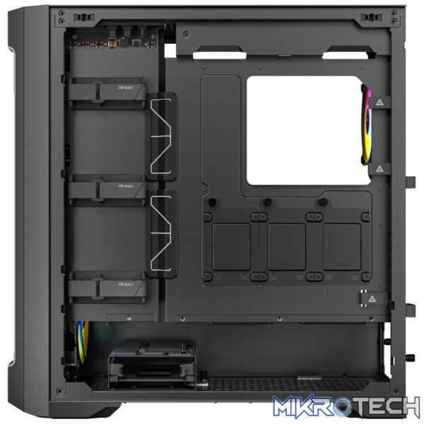 Antec Performance FT1 E-ATX |ATX |M-ATX | ITX ARGB Full-Tower Gaming Chassis - Black - Image 7