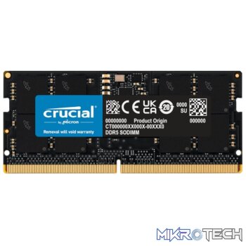 Crucial 32GB 5600MHz DDR5 SODIMM Notebook Memory
