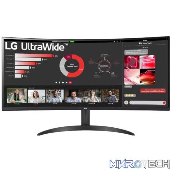 LG 34" Curved VA HDR WQHD Monitor - 100Hz